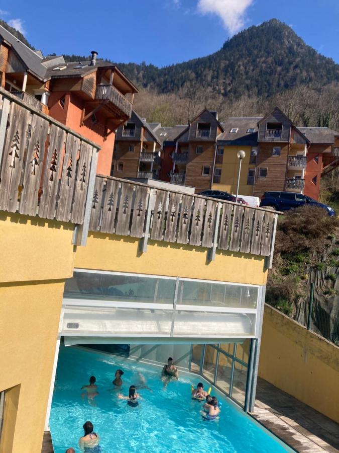 Appartement 4/6 Pers 38M2, Vue Montagne, Piscine Chauffee, 500M Centre Ville Cauterets Luaran gambar